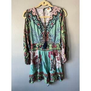 Anthropologie Farm Rio Caversham Romper